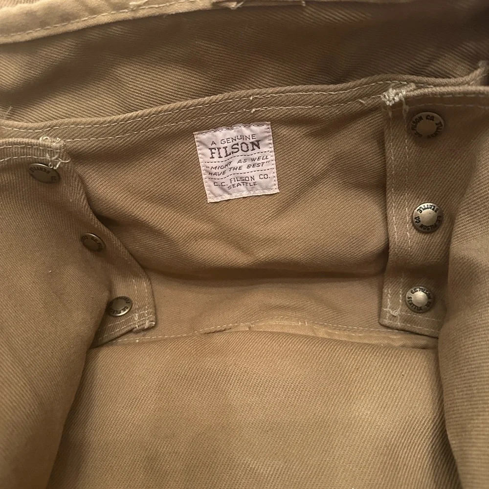 Filson Tan and Brown Men's Bag - Picture 7 of 7
